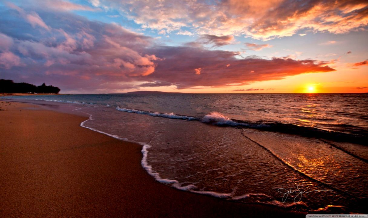Playa Fotos Sunset Wallpaper | Fondos de pantalla de fotos