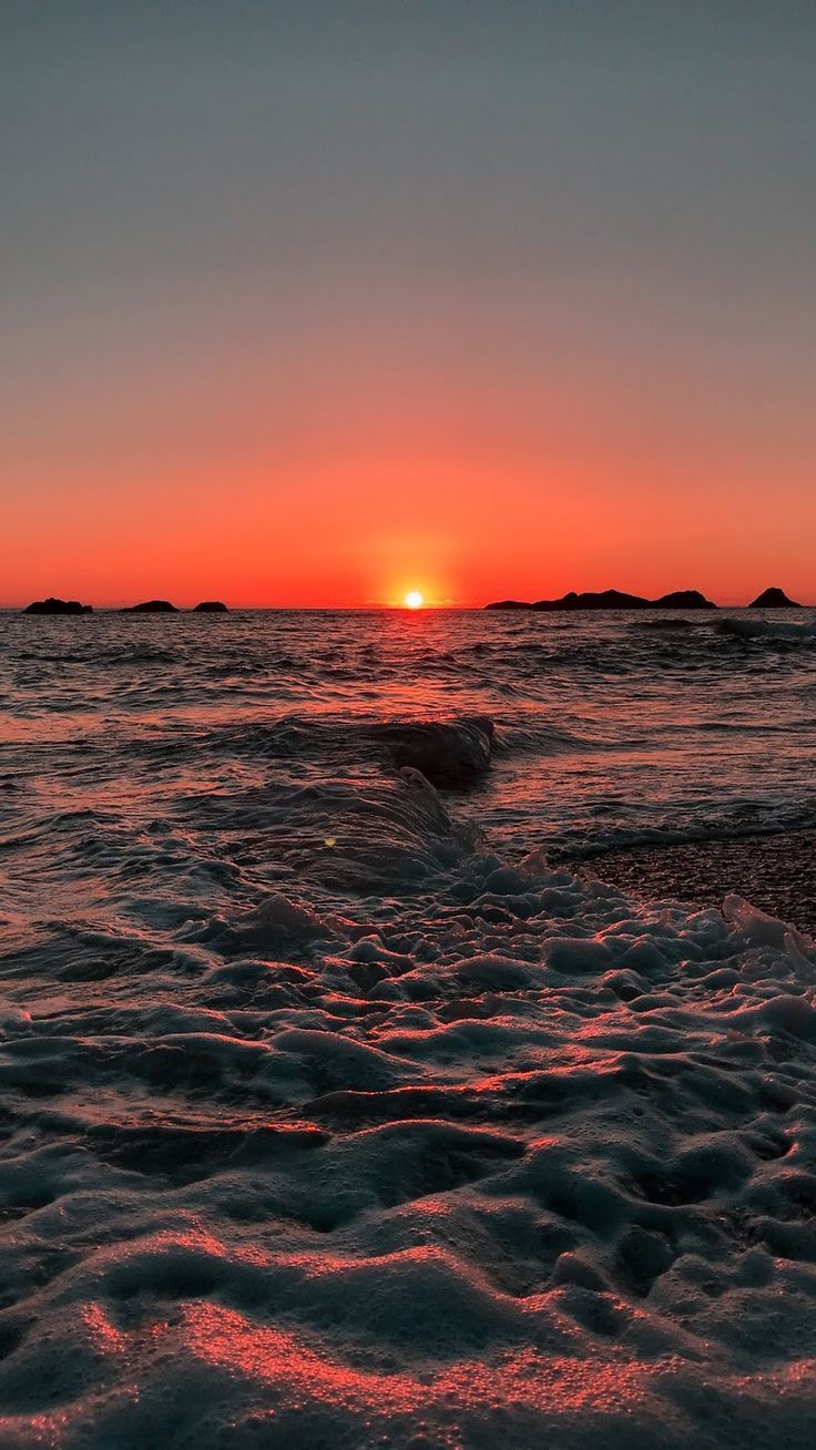 Fondo de pantalla de Android Sunset Beach - #Android #background #Beach #sunset