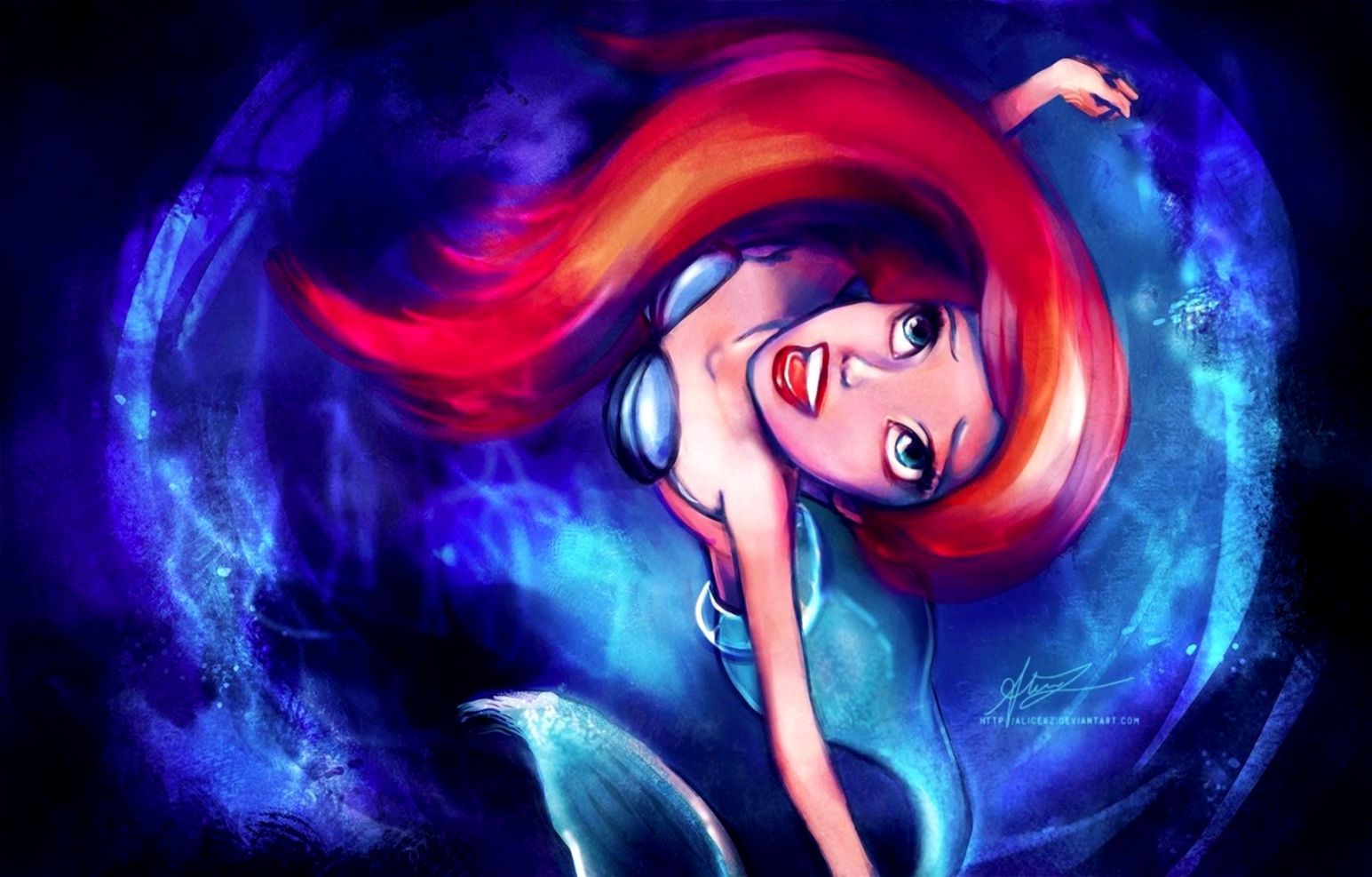 The Little Mermaid Ariel Artwork Cartoon Hd fondo de pantalla | Sus fondos de pantalla