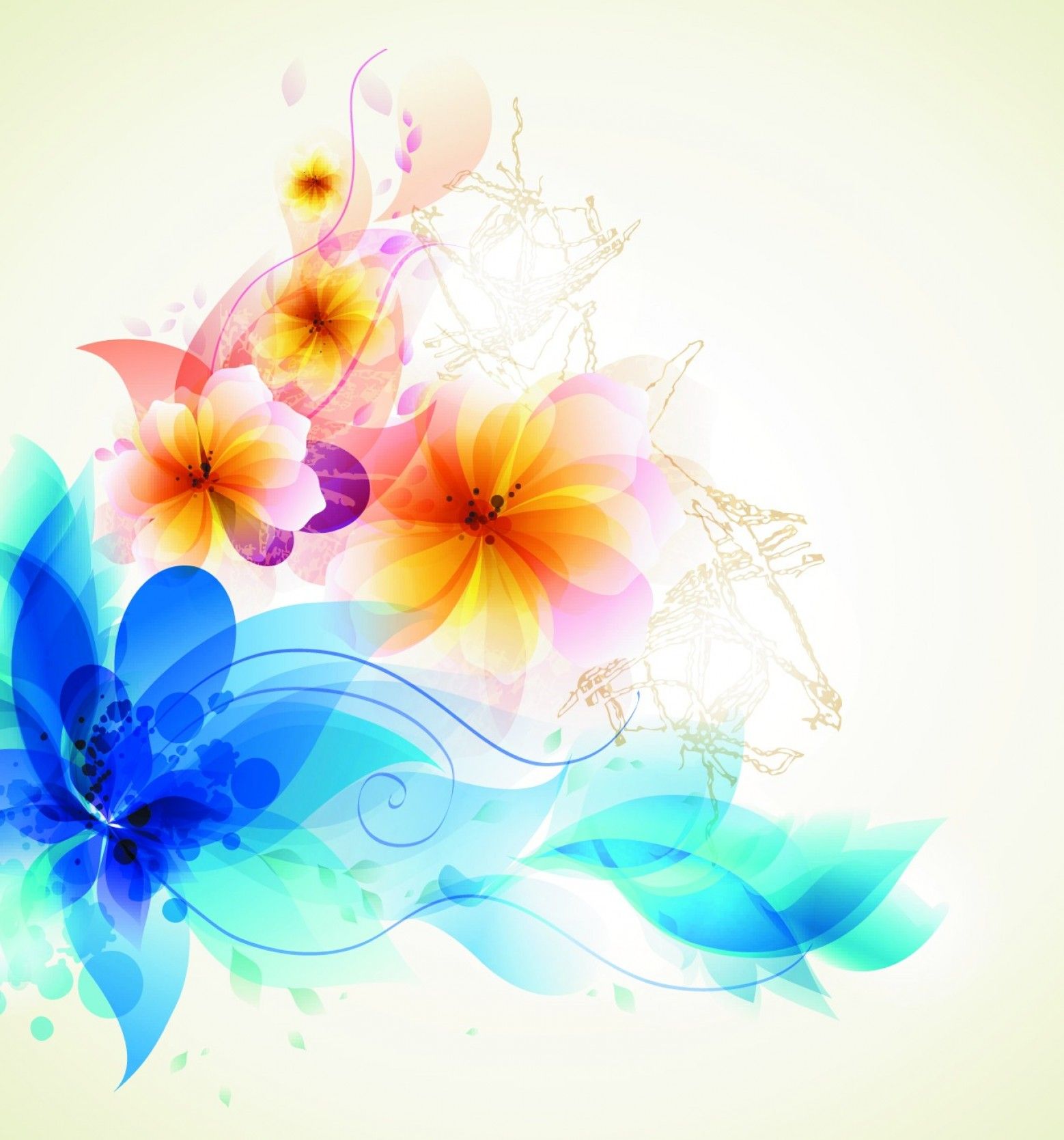 Los mejores fondos de pantalla de diseño de fondo floral hermoso (8 + imágenes)