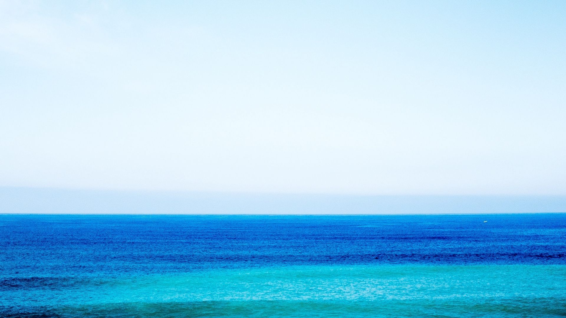 Descargar fondo de pantalla 1920x1080 mar, horizonte, cielo, azul full hd, hdtv