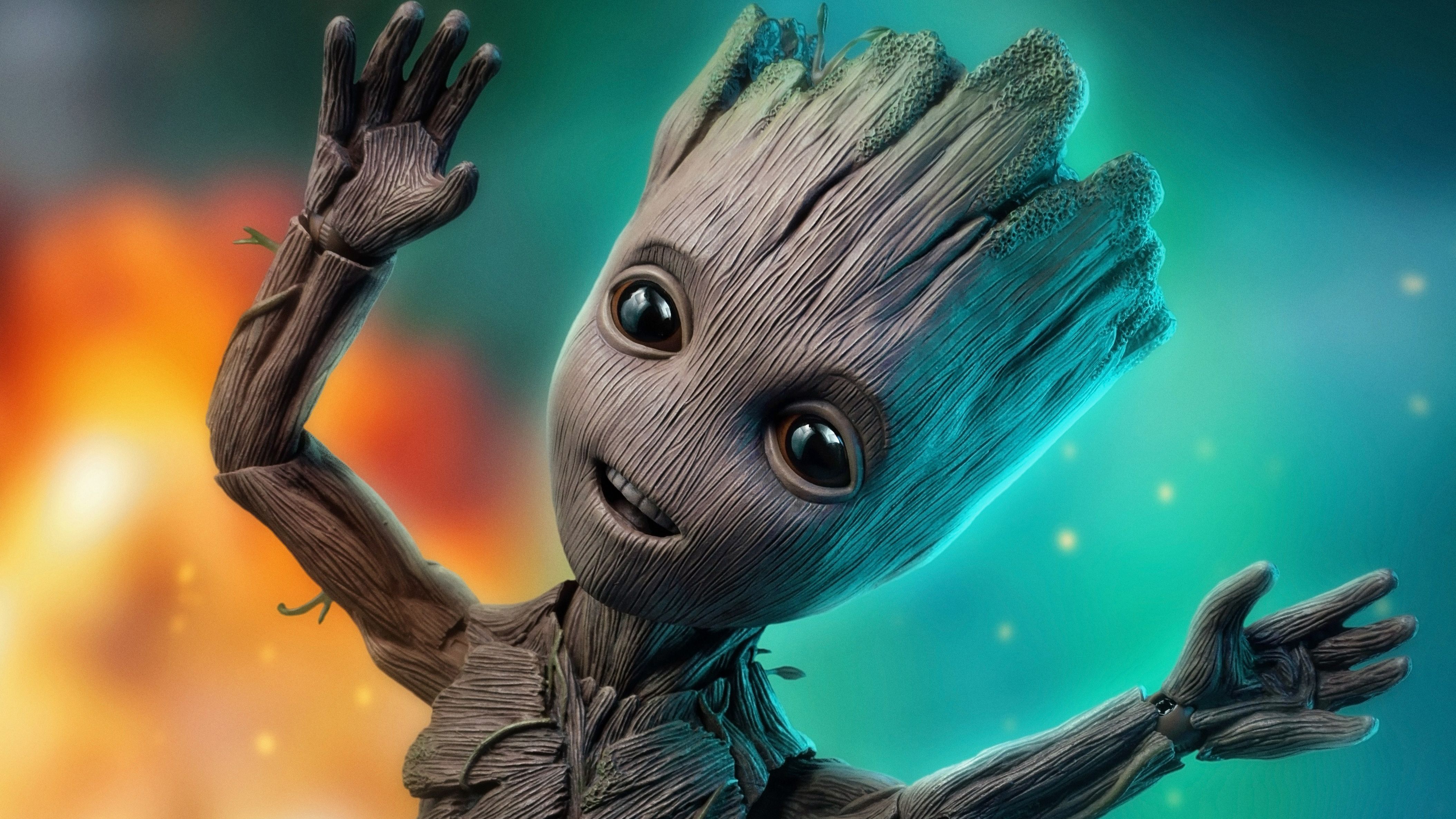 Baby Groot 4k 2018, Superhéroes HD, 4k Fondos de pantalla, Imágenes