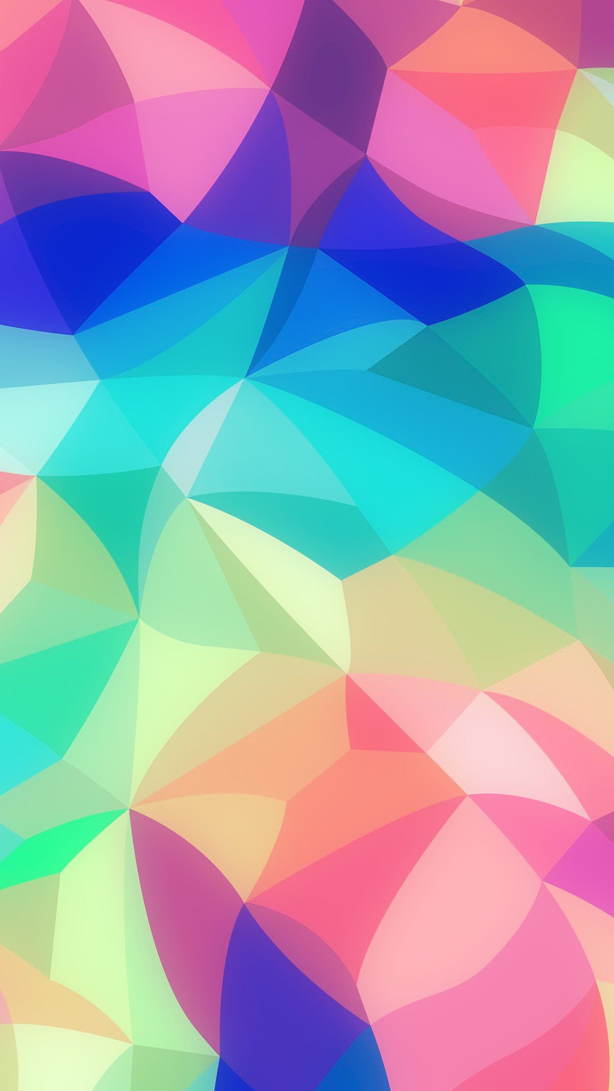 Rainbow Abstract Colors Pastel Soft Pattern fondo de pantalla de Android