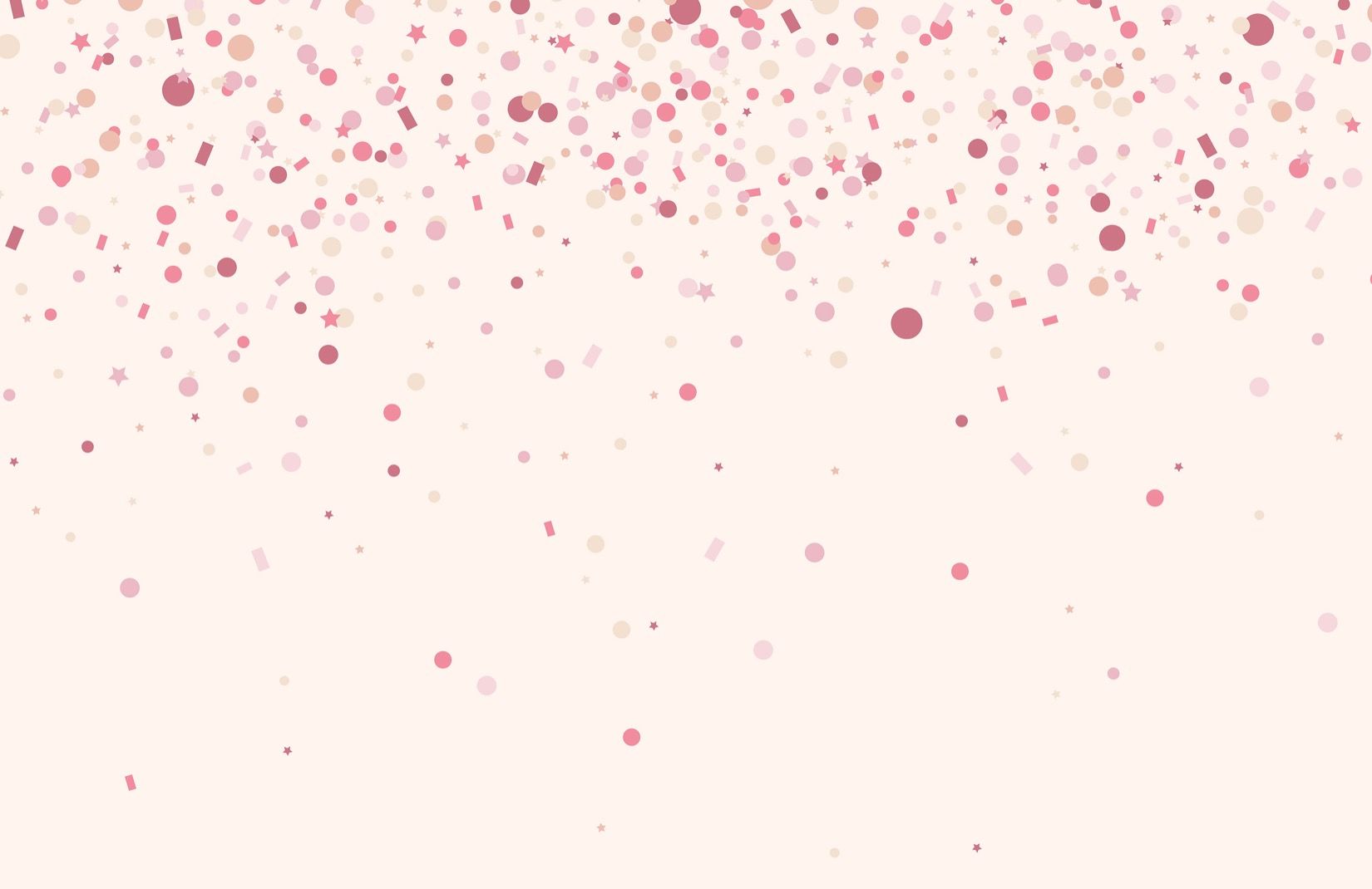 Pink Confetti Wallpaper | Sprinkle Design | Murales