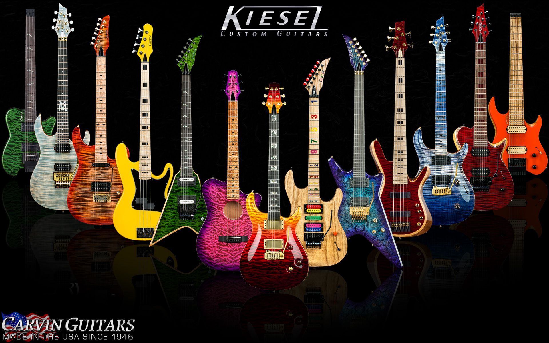 Fondos de guitarra y bajo personalizados | KieselGuitars.com