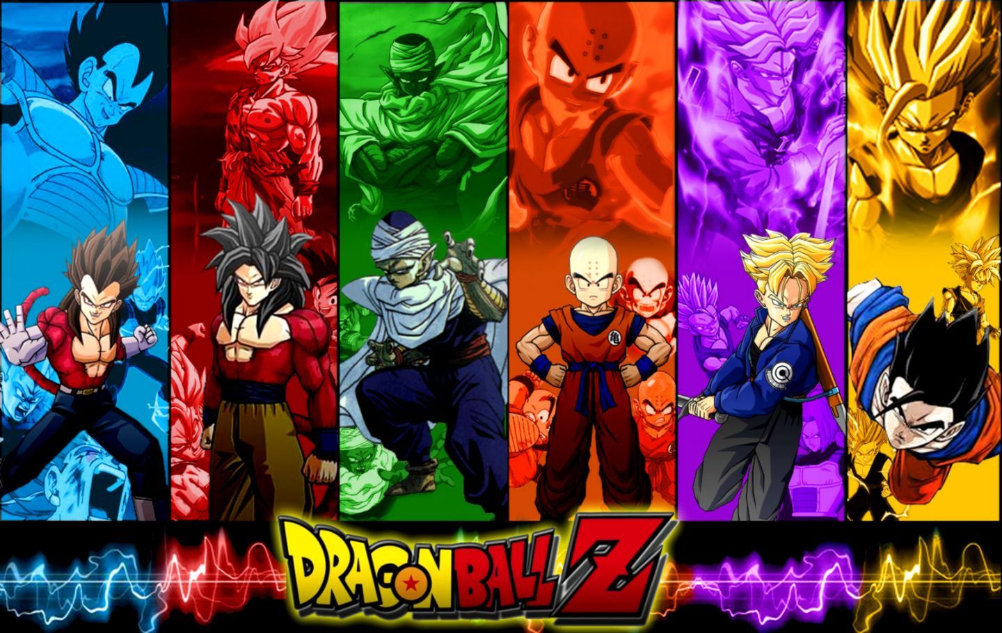 Dragon Ball Z Personajes Saiyan Wallpaper | Colección de fondos de pantalla