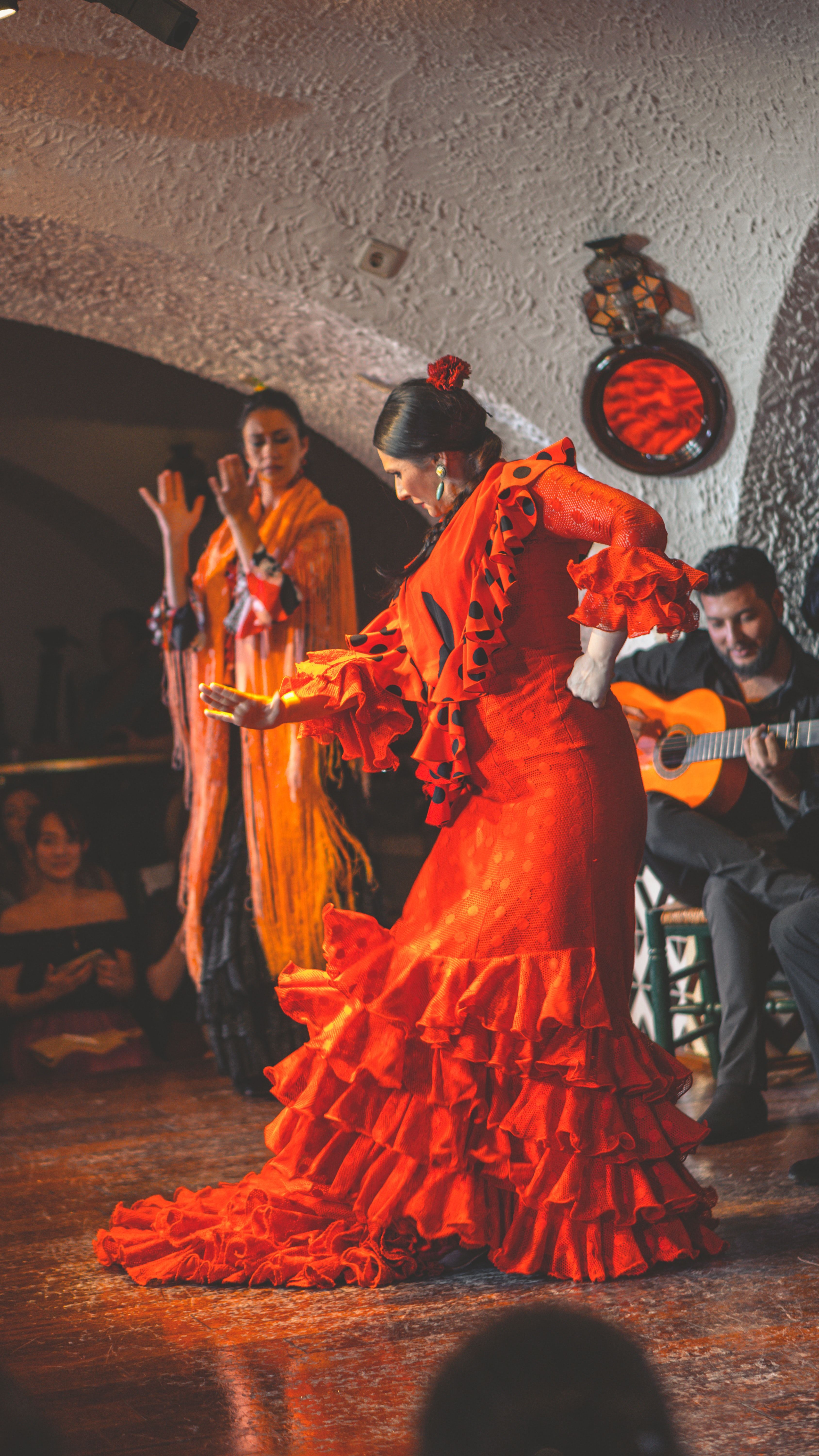 Foto gratis de barcelona, bailarina, flamenco