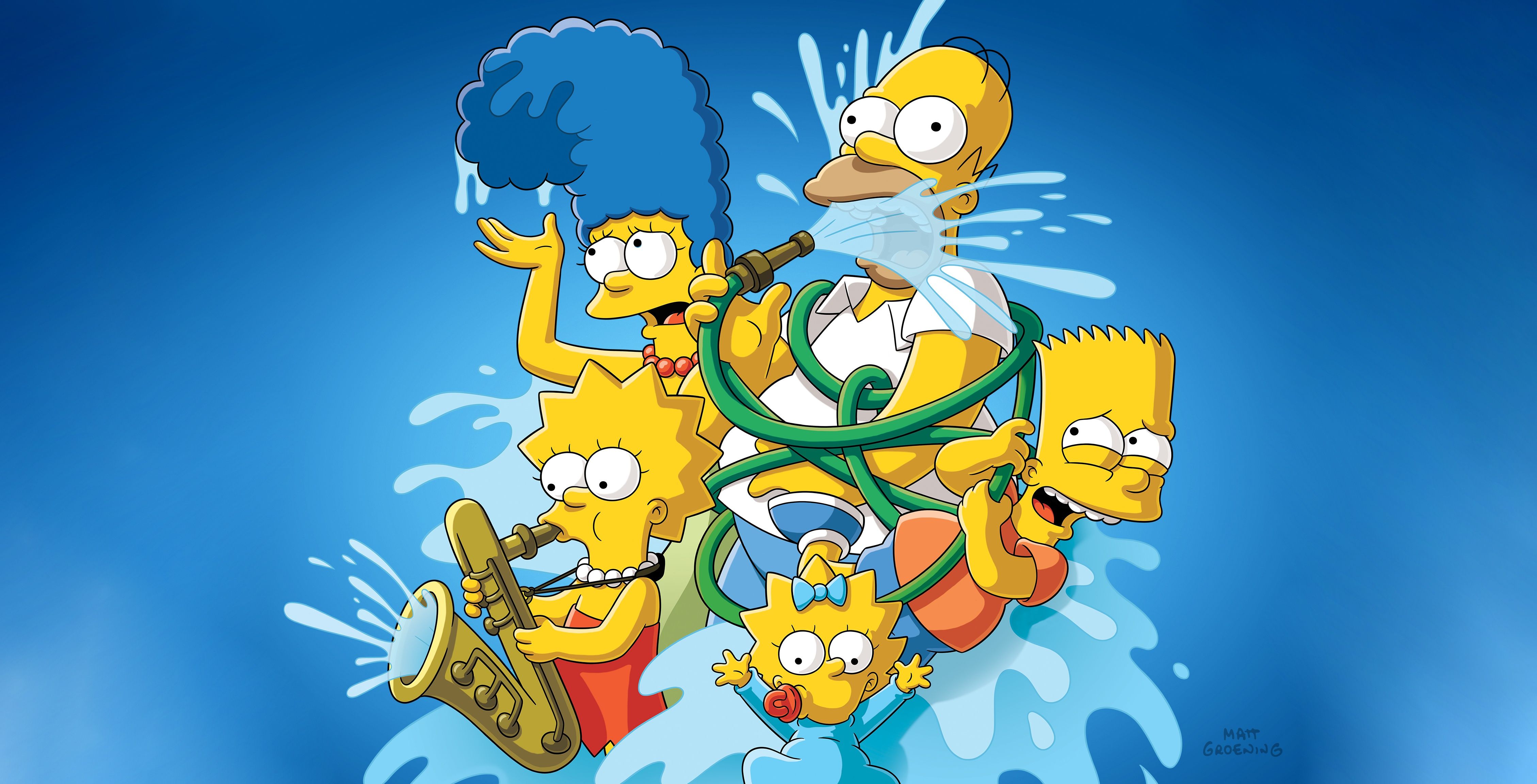 Los Simpsons 4k Ultra fondo de pantalla HD | Imagen de fondo | 4516x2304