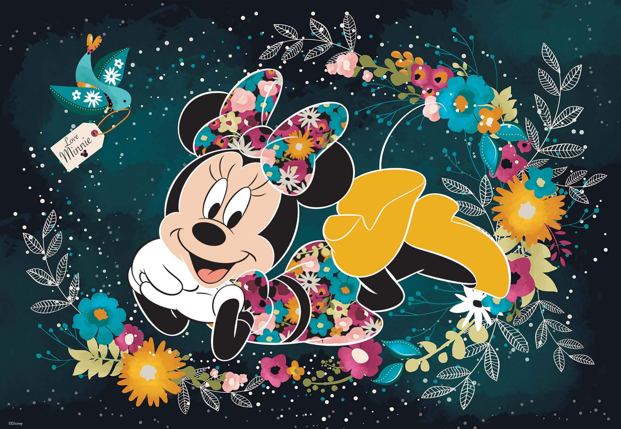 Detalles sobre 164x100 pulgadas Fotomural Fotomural Minnie Mouse Disney gigante decoración + adhesivo