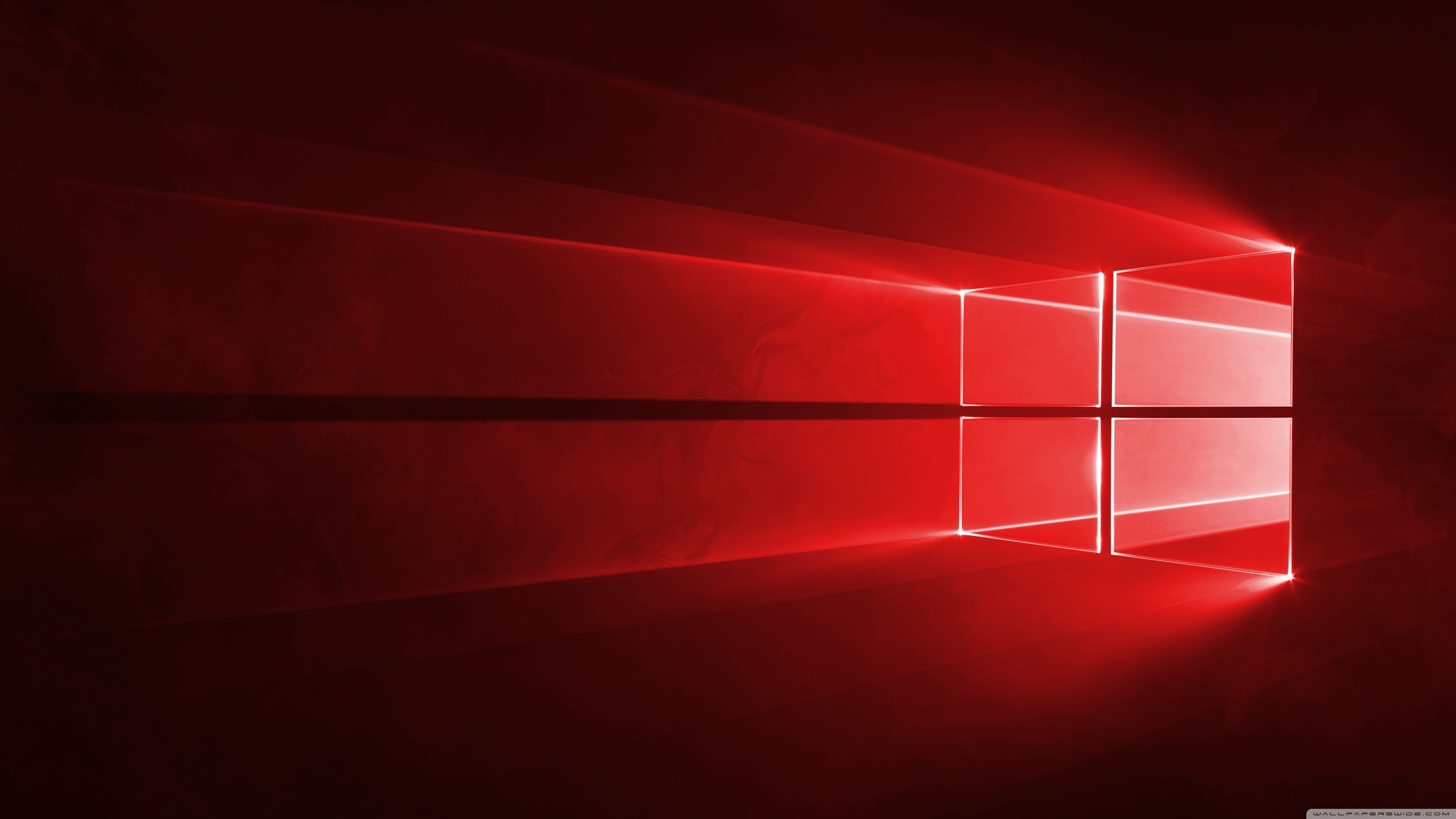 Windows 10 Red en 4K ❤ 4K HD fondo de escritorio para • Wide y Ultra