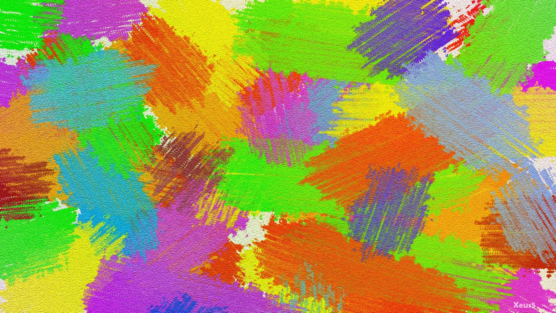 Manchas De Pinturas - Papel De Muchos Colores, HD Wallpapers