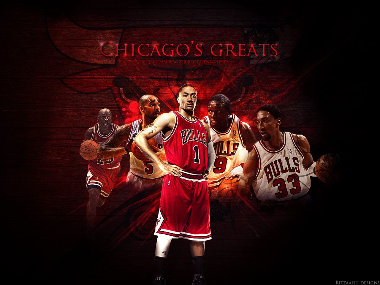 Fondo de pantalla de los Chicago Bulls 1280x960