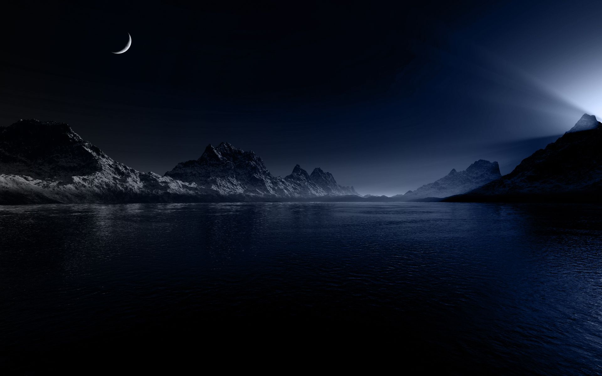 Night Wallpaper, descarga la imagen de una hermosa noche de pantalla panorámica