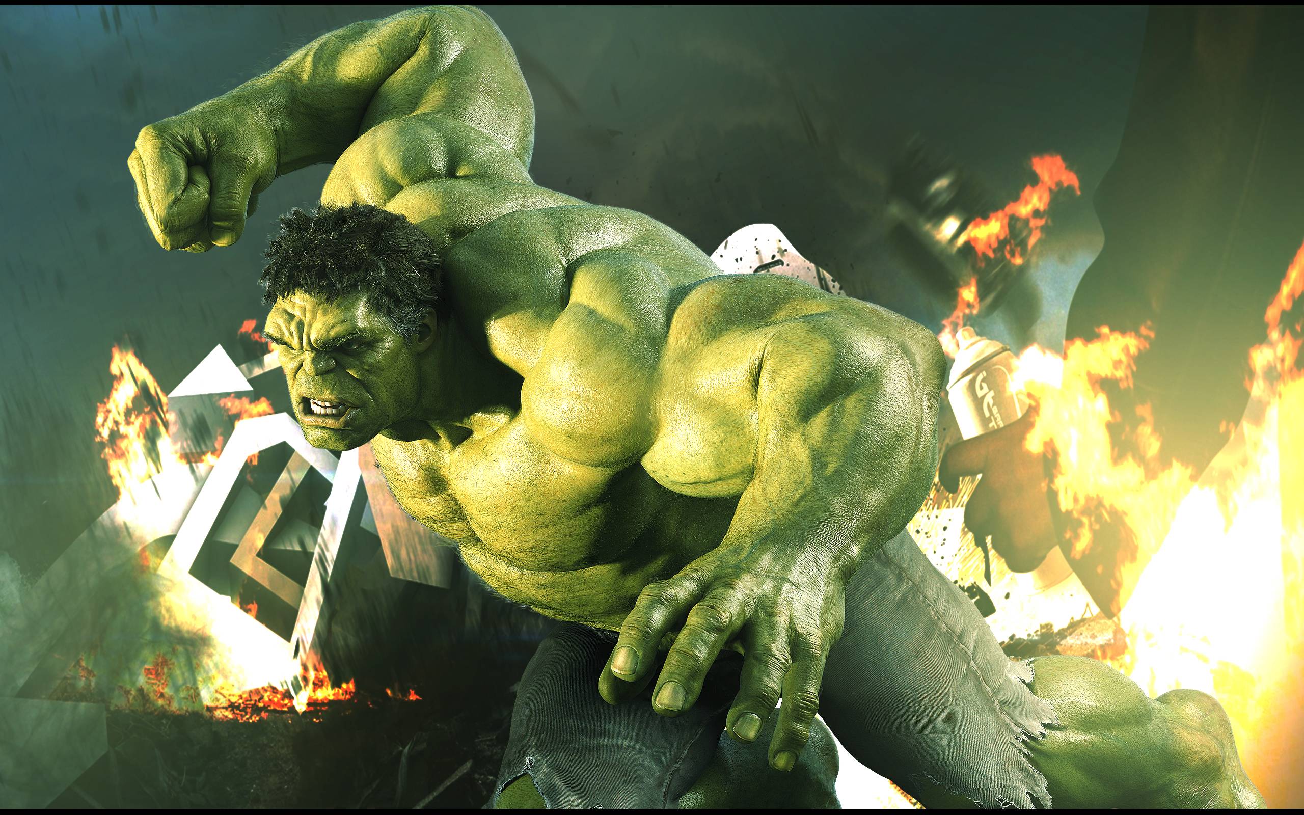 Fondo de pantalla de Hulk 2560x1600
