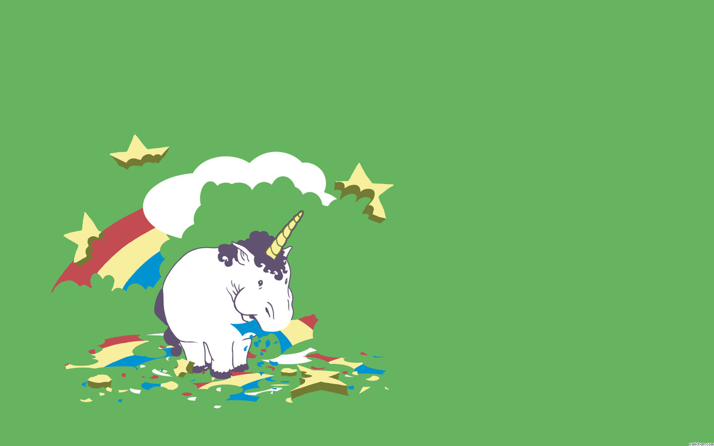 Unicorn Eating arco iris, arco-íris wallpaper - unicórnios wallpaper