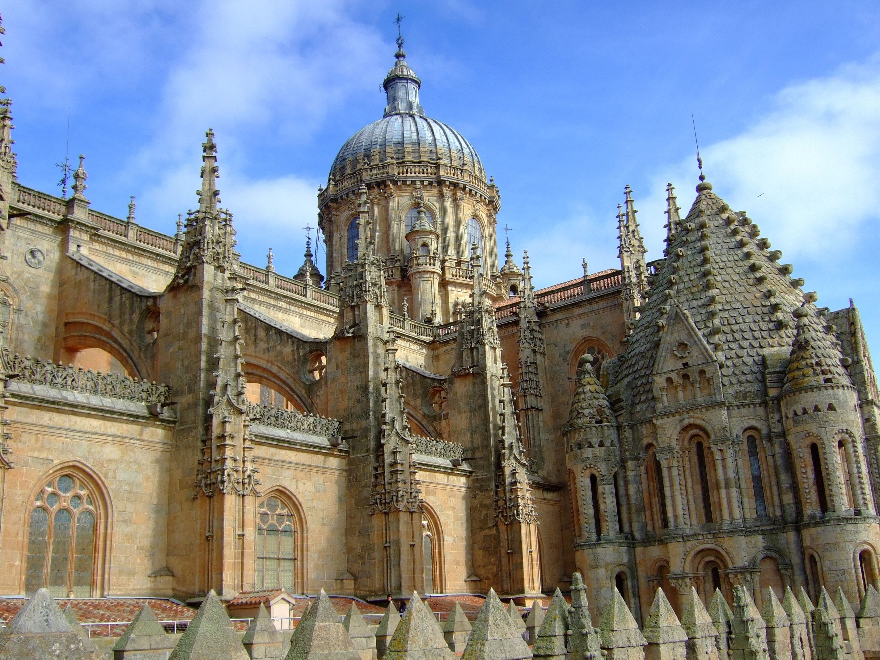 Catedral, España, Salamanca, arquitectura, construcción exterior libre