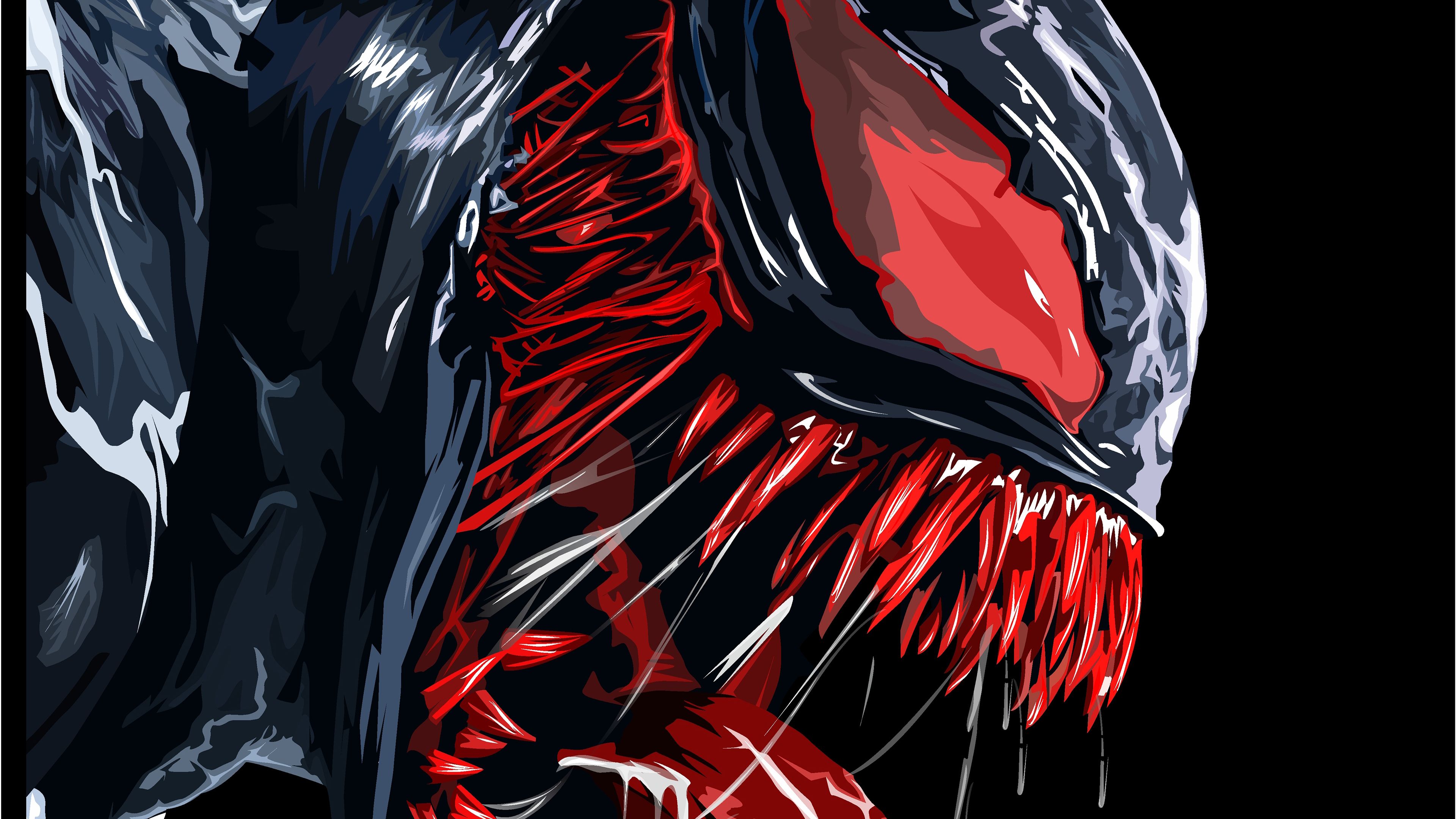 Red Venom Artwork 4k, HD Superheroes, 4k Wallpapers, Images