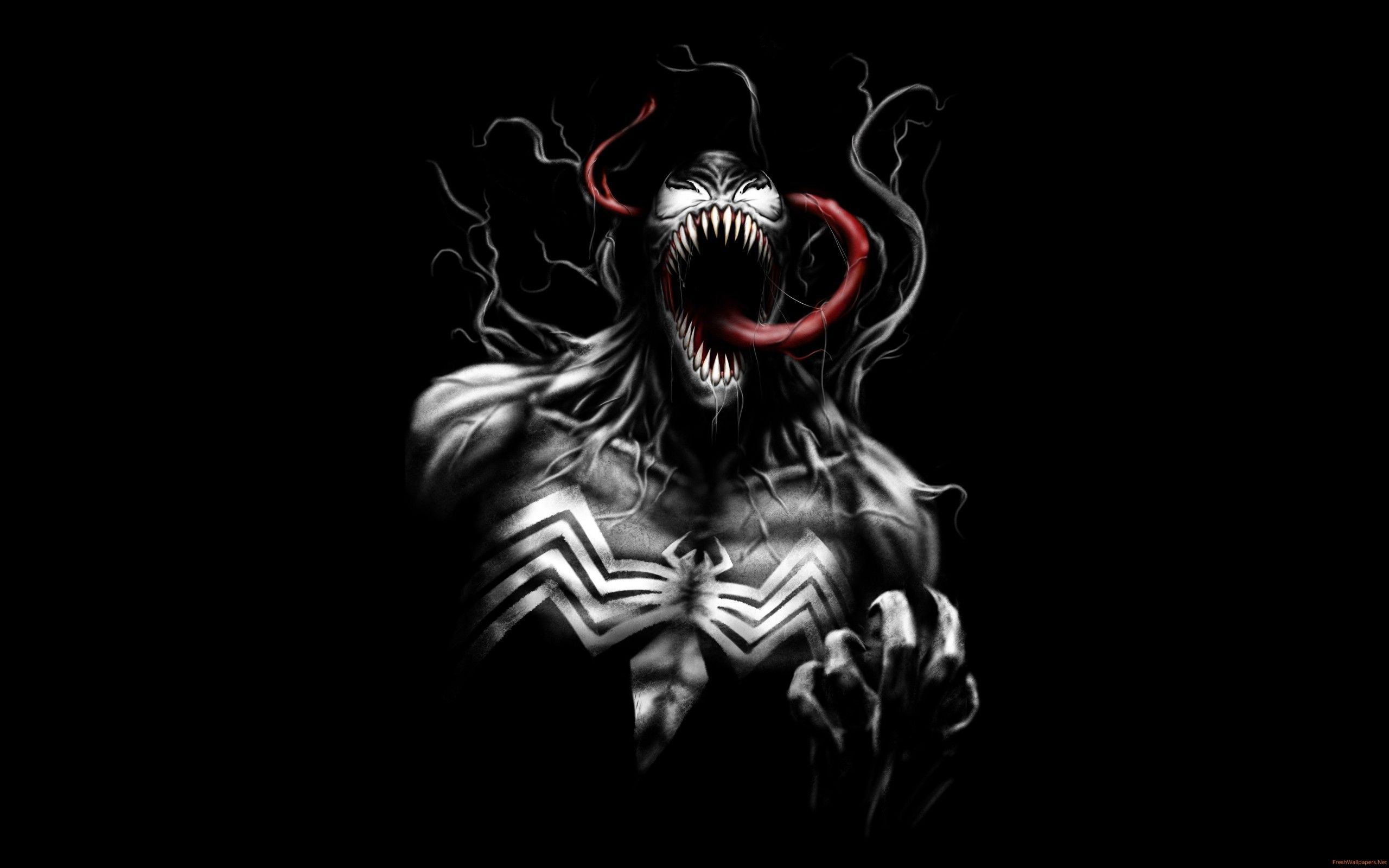 Venom Black Artwork 5K fondos de pantalla | Papeles pintados frescos